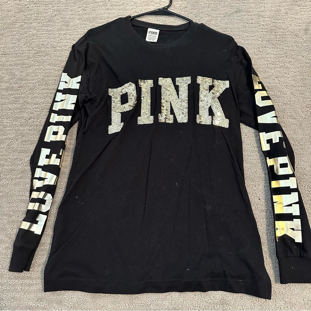 PINK long sleeve size XS NEW